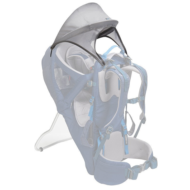 Kelty Journey Sunshade, light gray, front view